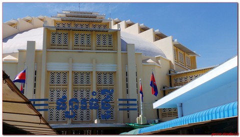 Pnom Penh de overdekte markt