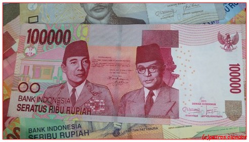 Honderduizend Indonesische Rupiahs