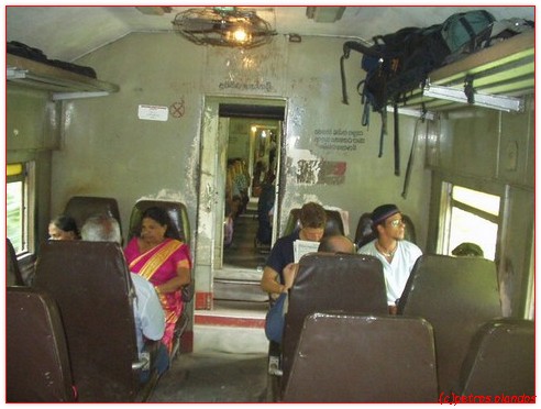 trein interieur Sri Lanka